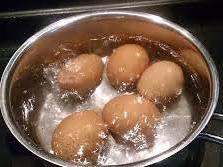 image of boiling eggs