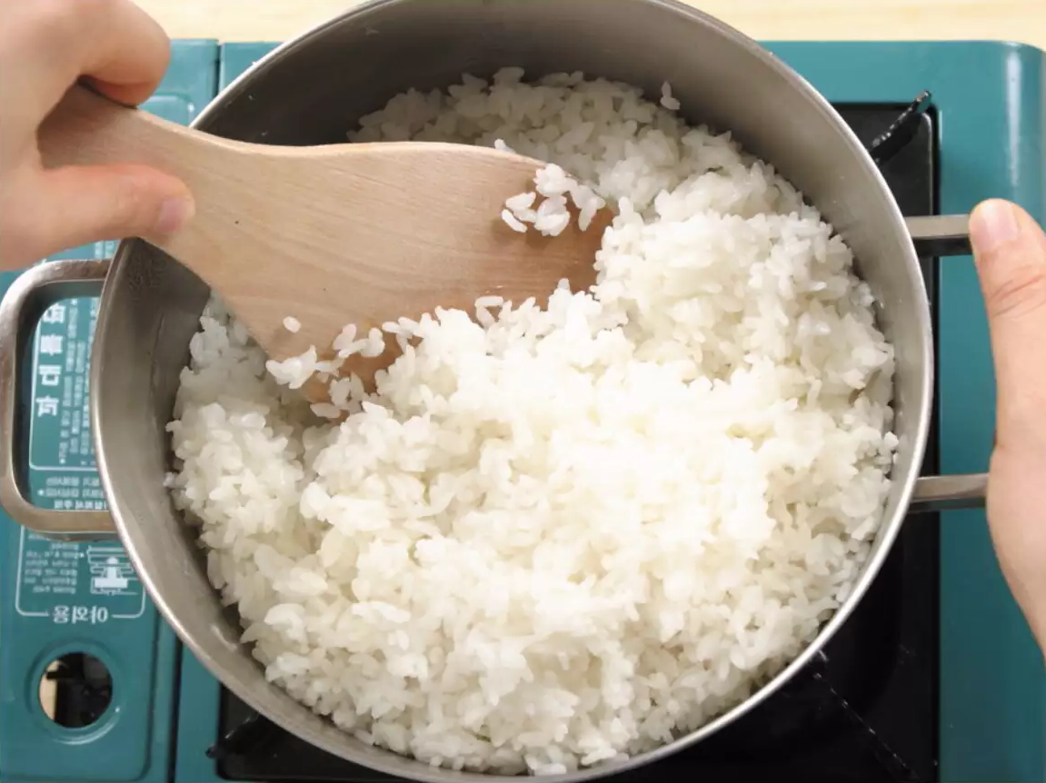 image of steamed rice